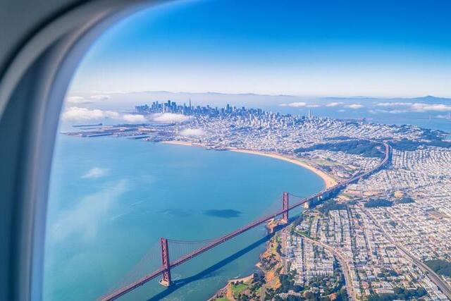 San Francisco depuis l'avion