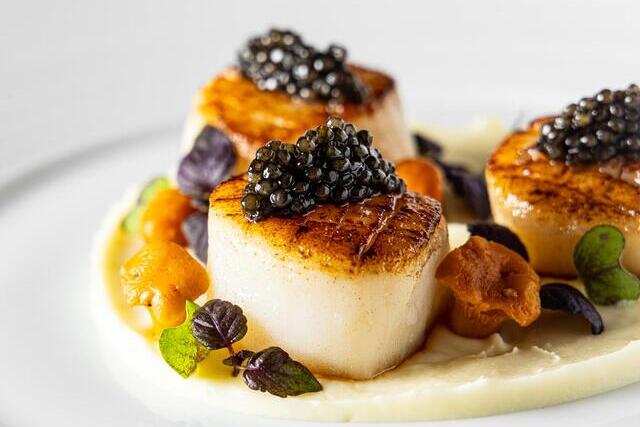 St Jacques au caviar